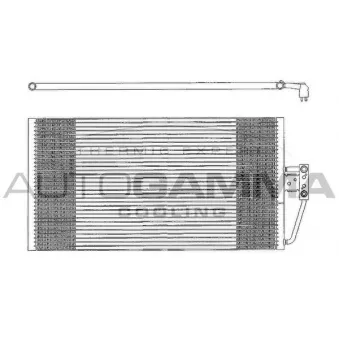 Condenseur, climatisation AUTOGAMMA 102611