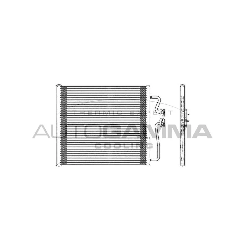 Condenseur, climatisation AUTOGAMMA 102615