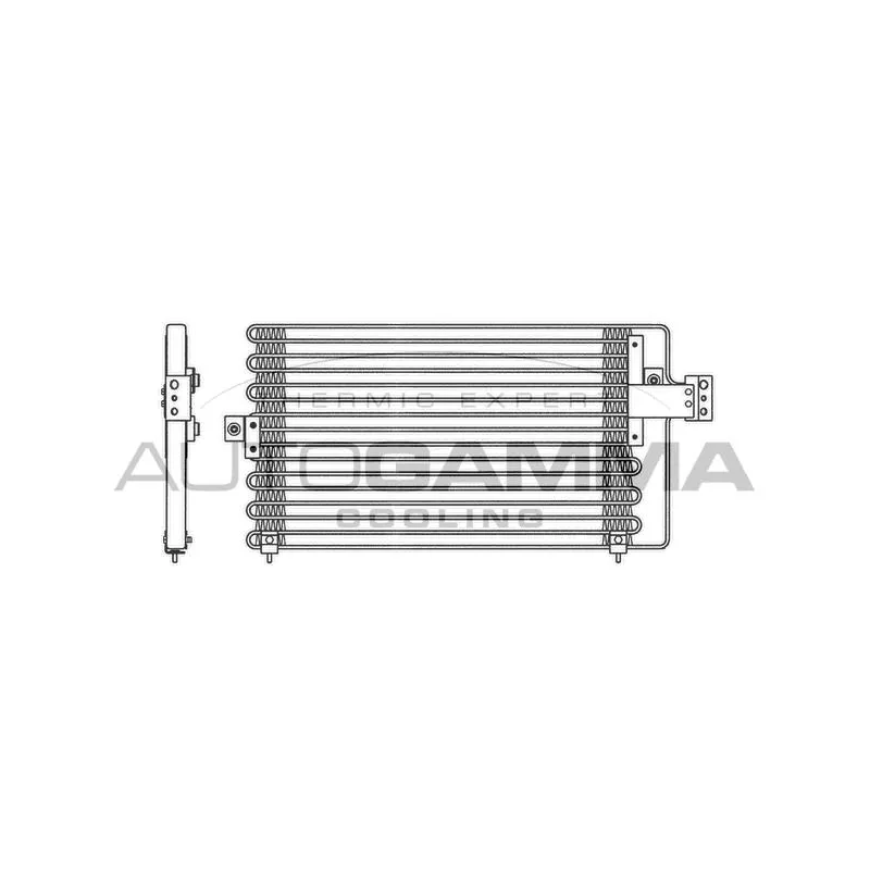 Condenseur, climatisation AUTOGAMMA 102619