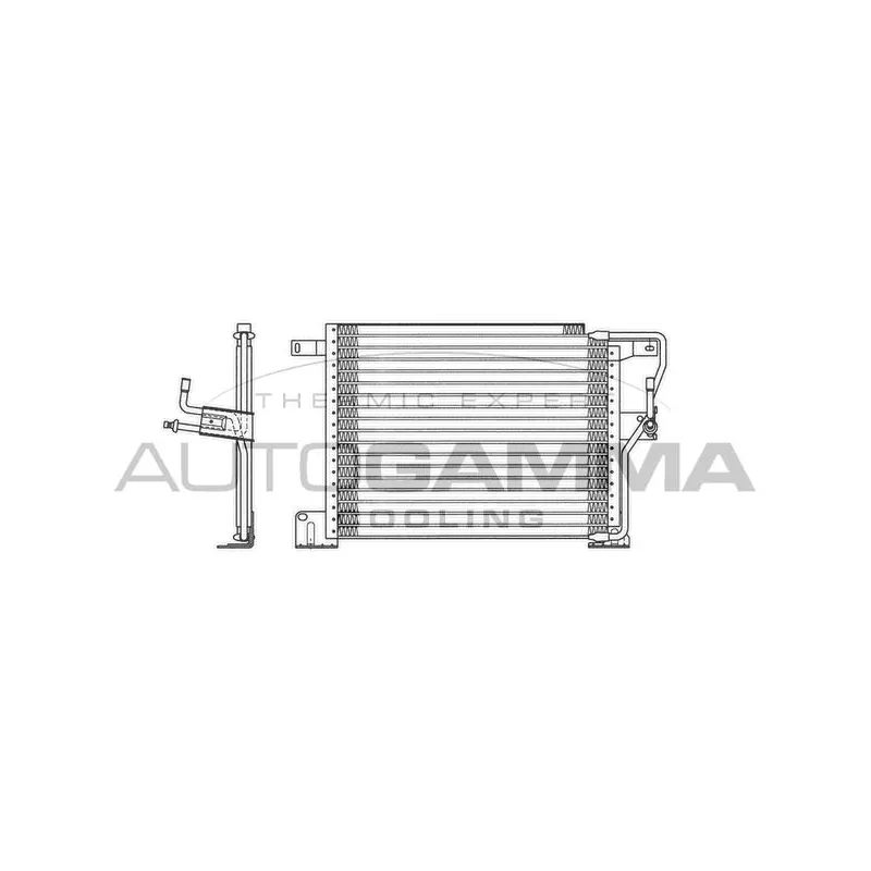 Condenseur, climatisation AUTOGAMMA 102621