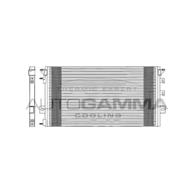 Condenseur, climatisation AUTOGAMMA 102623