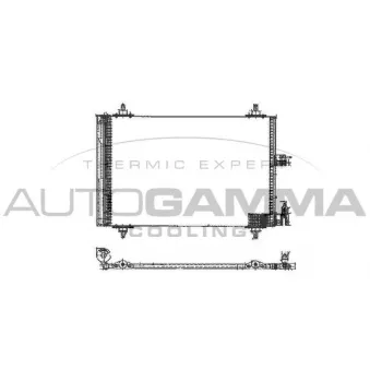 Condenseur, climatisation AUTOGAMMA 102627