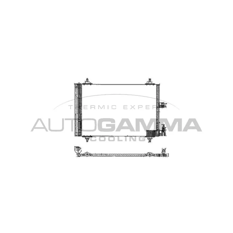 Condenseur, climatisation AUTOGAMMA 102627