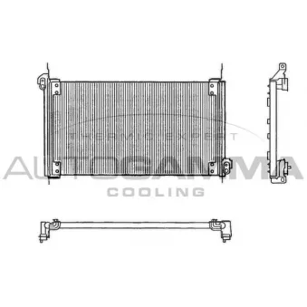 Condenseur, climatisation AUTOGAMMA 102629