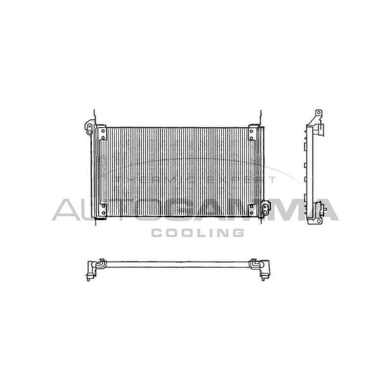 Condenseur, climatisation AUTOGAMMA 102629