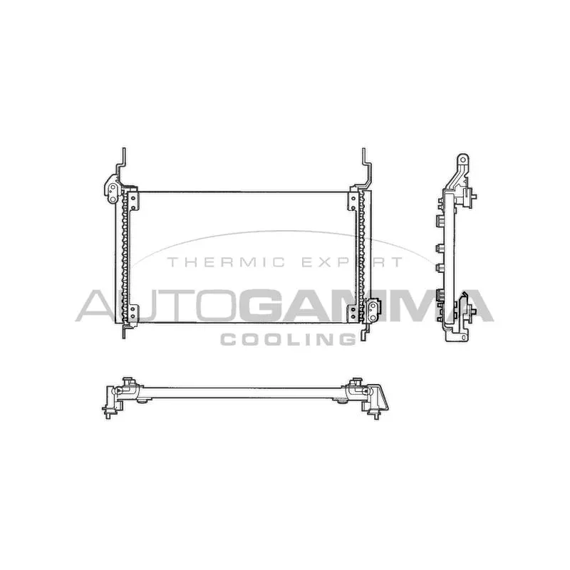 Condenseur, climatisation AUTOGAMMA 102630