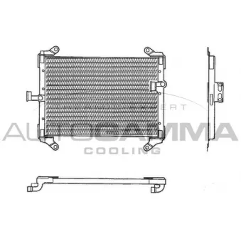 Condenseur, climatisation AUTOGAMMA 102633