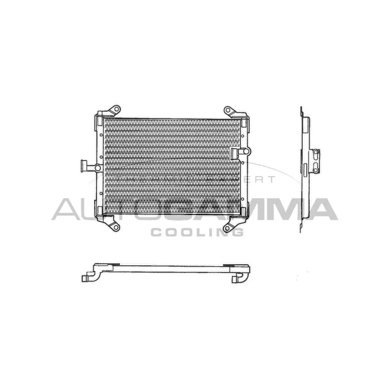 Condenseur, climatisation AUTOGAMMA 102633