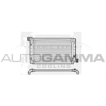 Condenseur, climatisation AUTOGAMMA 102635