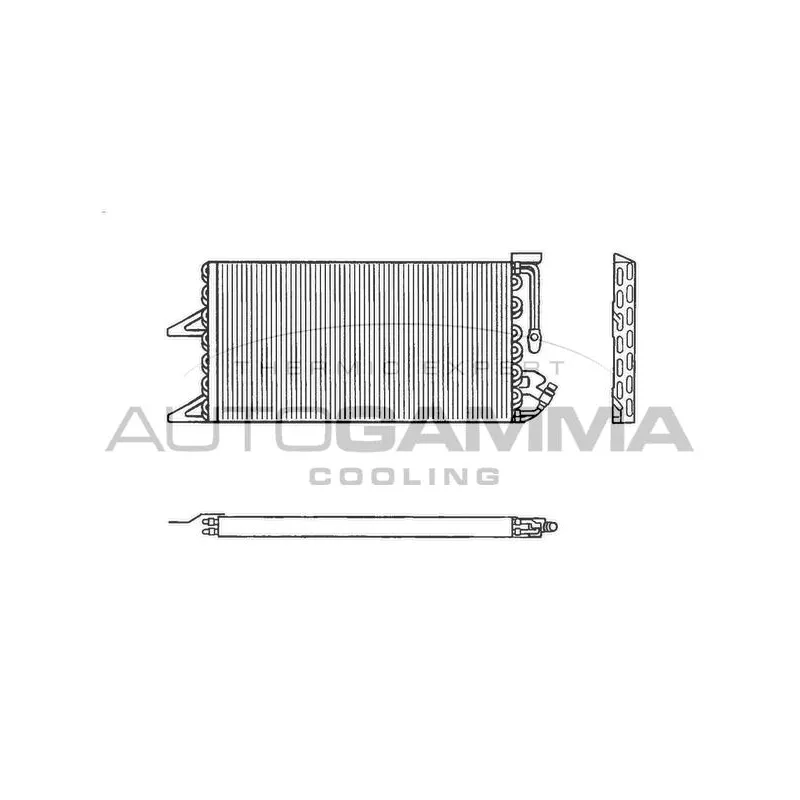 Condenseur, climatisation AUTOGAMMA 102637