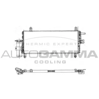 Condenseur, climatisation AUTOGAMMA 102638
