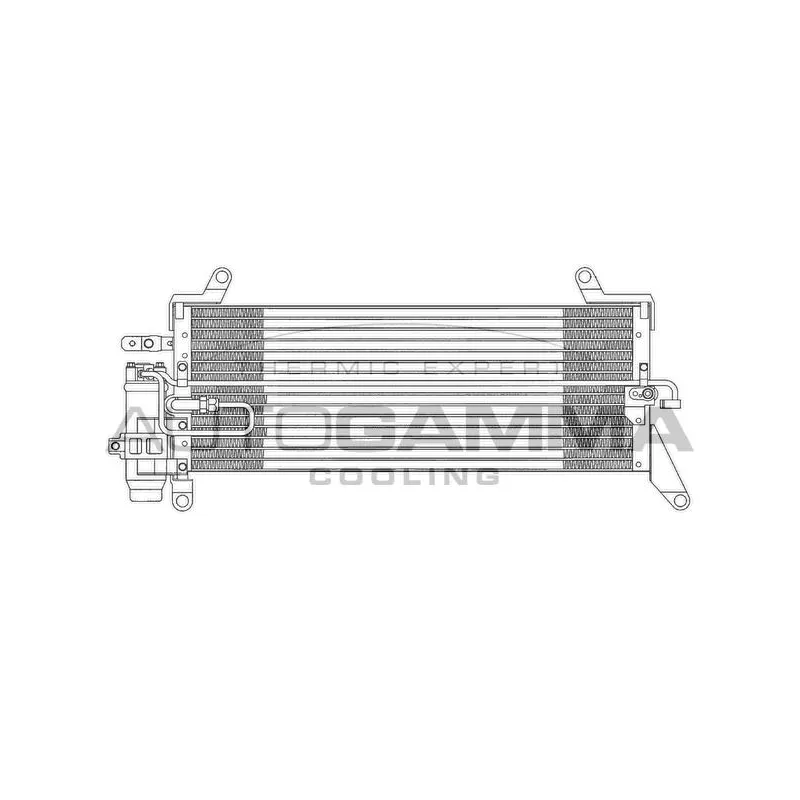 Condenseur, climatisation AUTOGAMMA 102640