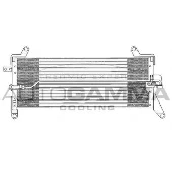 Condenseur, climatisation AUTOGAMMA 102641