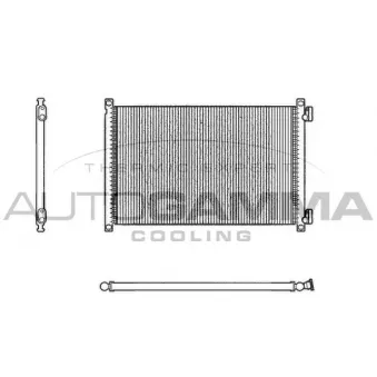 Condenseur, climatisation AUTOGAMMA 102644