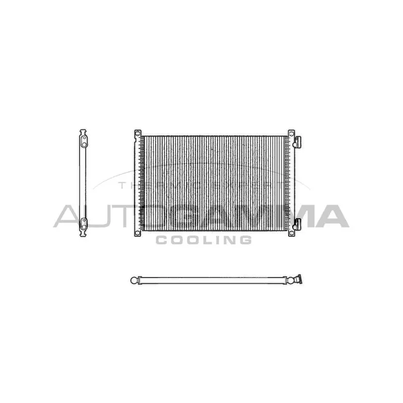 Condenseur, climatisation AUTOGAMMA 102644