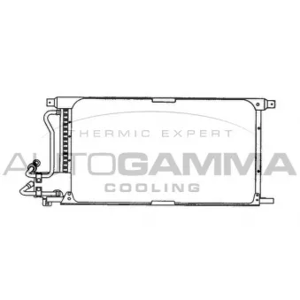 Condenseur, climatisation AUTOGAMMA 102657