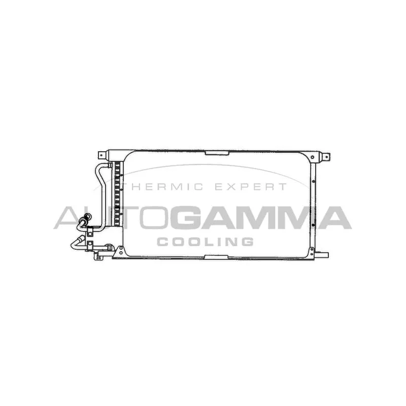 Condenseur, climatisation AUTOGAMMA 102657