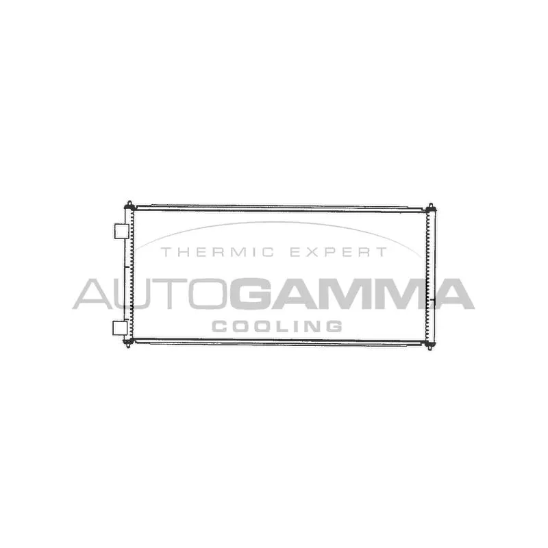 Condenseur, climatisation AUTOGAMMA 102658