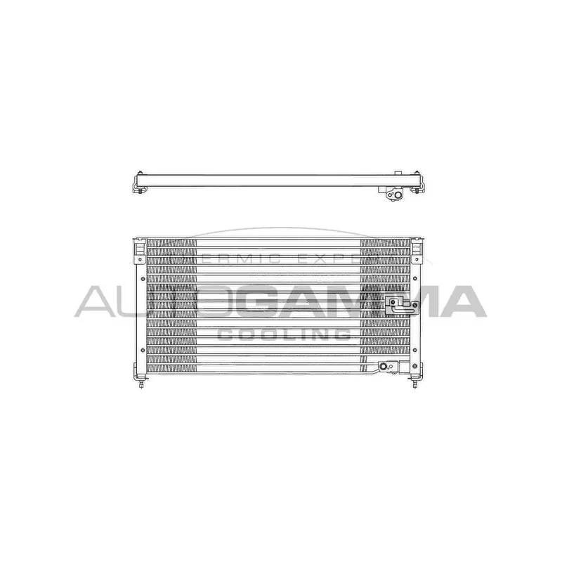 Condenseur, climatisation AUTOGAMMA 102659