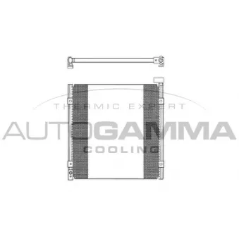 Condenseur, climatisation AUTOGAMMA 102663