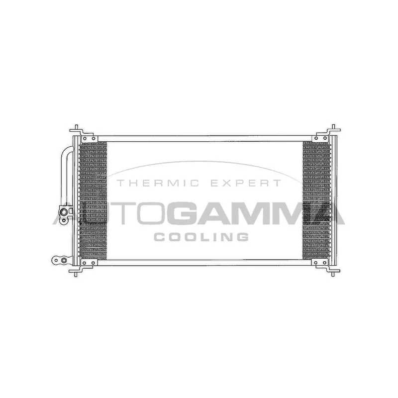Condenseur, climatisation AUTOGAMMA 102664