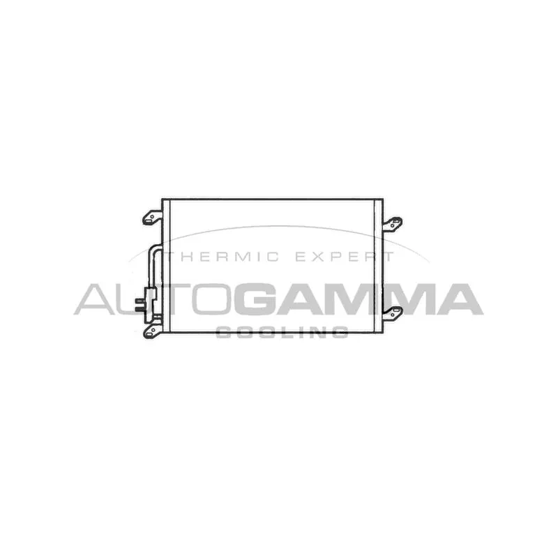 Condenseur, climatisation AUTOGAMMA 102667