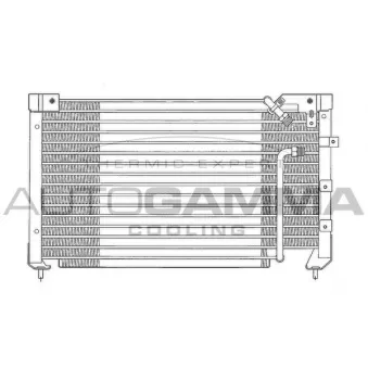 Condenseur, climatisation AUTOGAMMA 102669