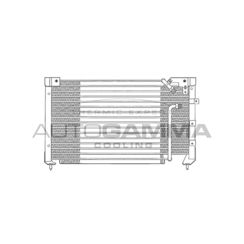 Condenseur, climatisation AUTOGAMMA 102669
