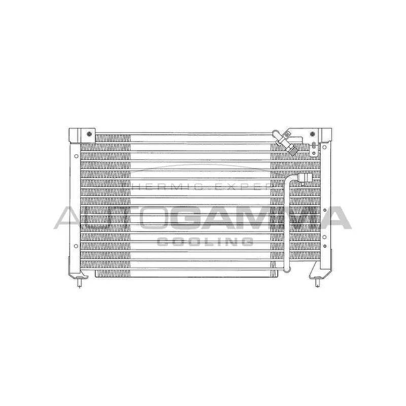 Condenseur, climatisation AUTOGAMMA 102670