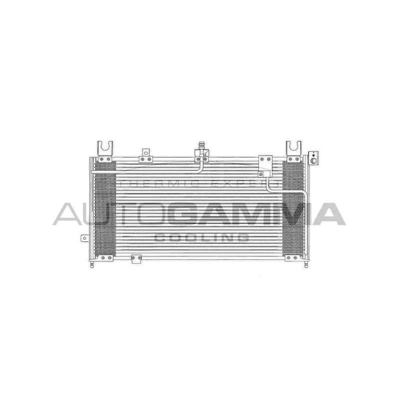 Condenseur, climatisation AUTOGAMMA 102672