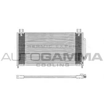 Condenseur, climatisation AUTOGAMMA 102673