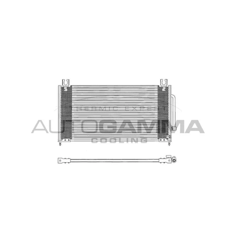 Condenseur, climatisation AUTOGAMMA 102673