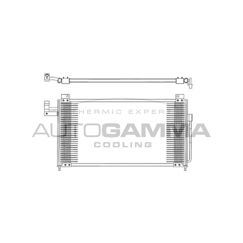 Condenseur, climatisation AUTOGAMMA 102674
