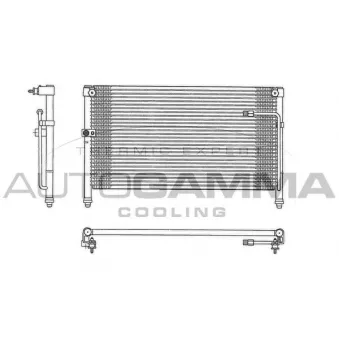 Condenseur, climatisation AUTOGAMMA 102676