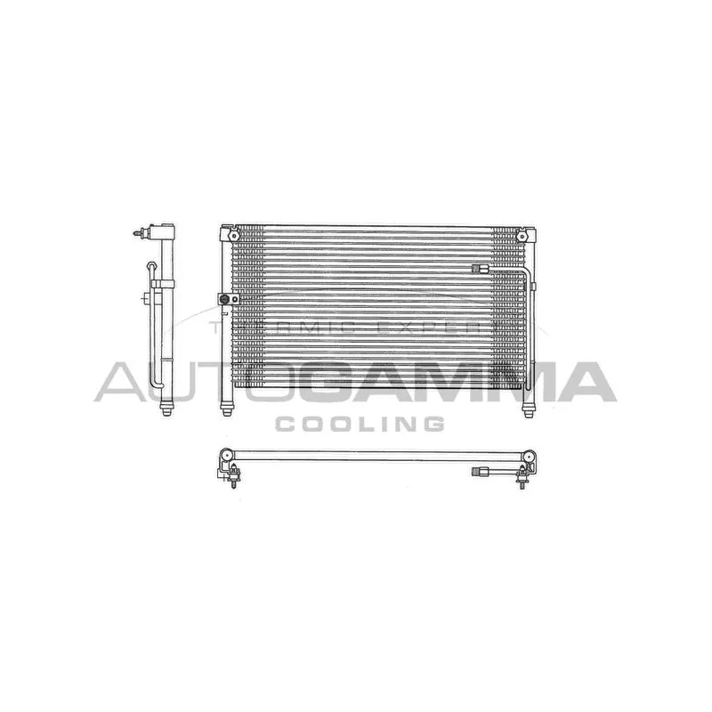 Condenseur, climatisation AUTOGAMMA 102676