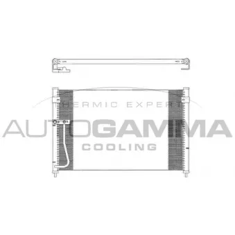Condenseur, climatisation AUTOGAMMA 102678