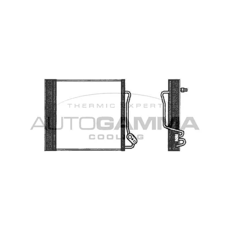Condenseur, climatisation AUTOGAMMA 102682