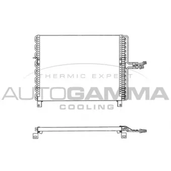 Condenseur, climatisation AUTOGAMMA 102687