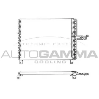 Condenseur, climatisation AUTOGAMMA 102688