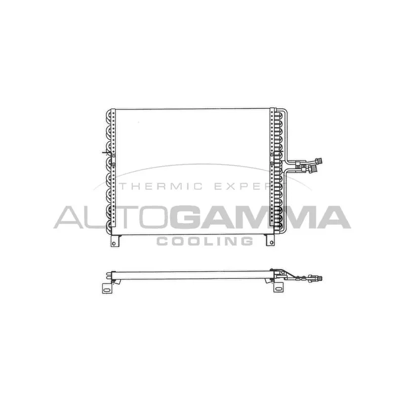 Condenseur, climatisation AUTOGAMMA 102688