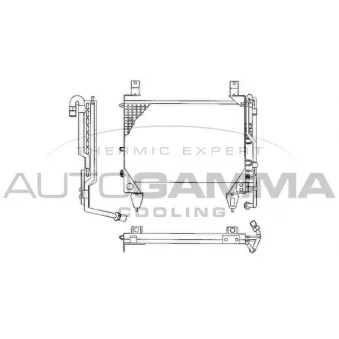 Condenseur, climatisation AUTOGAMMA 102693