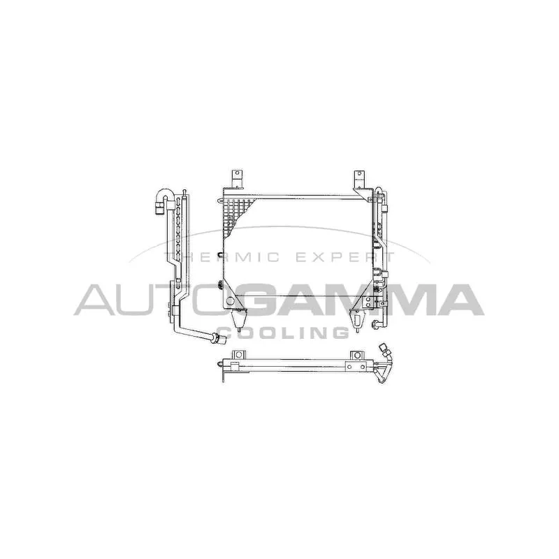 Condenseur, climatisation AUTOGAMMA 102693