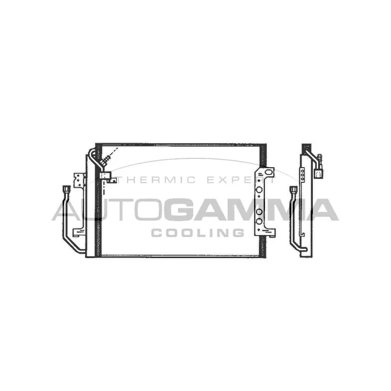 Condenseur, climatisation AUTOGAMMA 102695