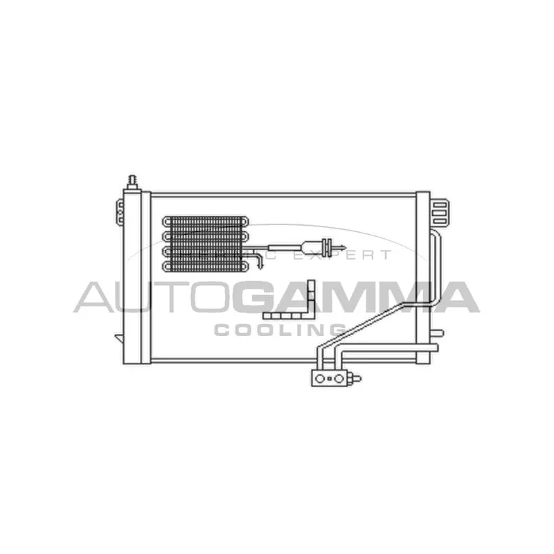 Condenseur, climatisation AUTOGAMMA 102702