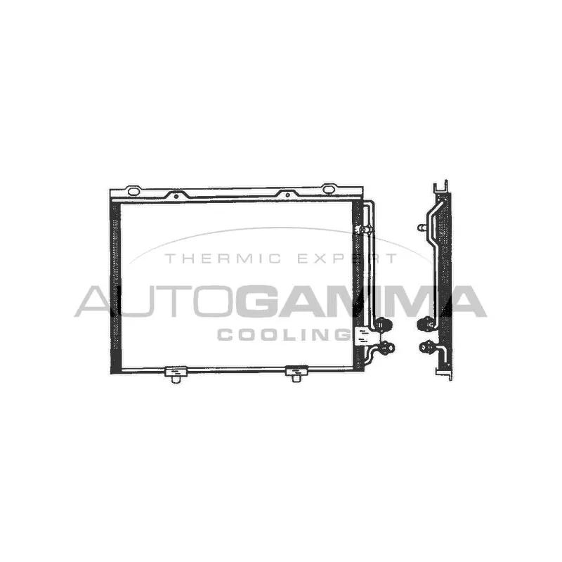 Condenseur, climatisation AUTOGAMMA 102703