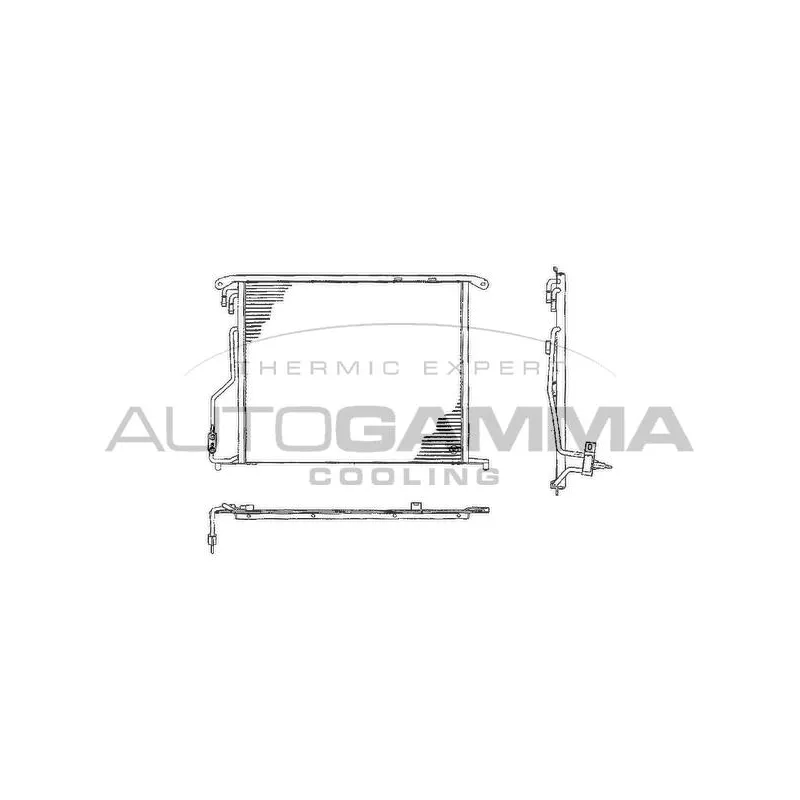 Condenseur, climatisation AUTOGAMMA 102704