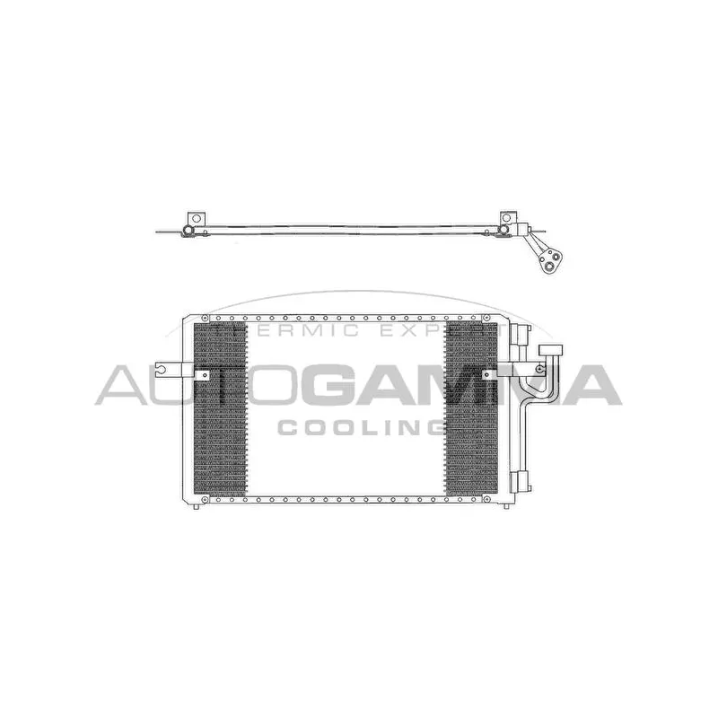 Condenseur, climatisation AUTOGAMMA 102708