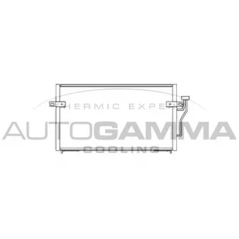 Condenseur, climatisation AUTOGAMMA 102709