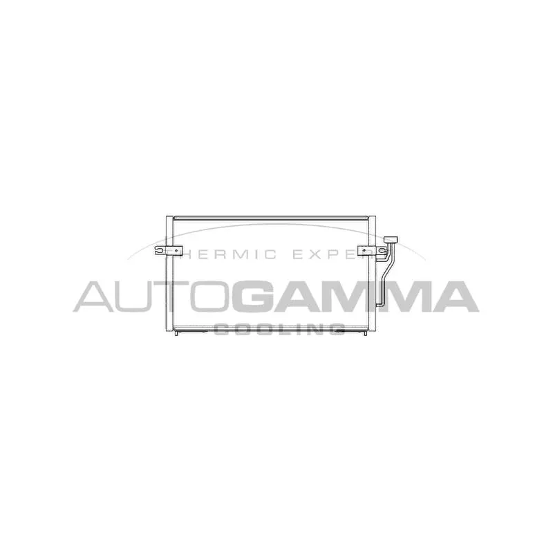 Condenseur, climatisation AUTOGAMMA 102709