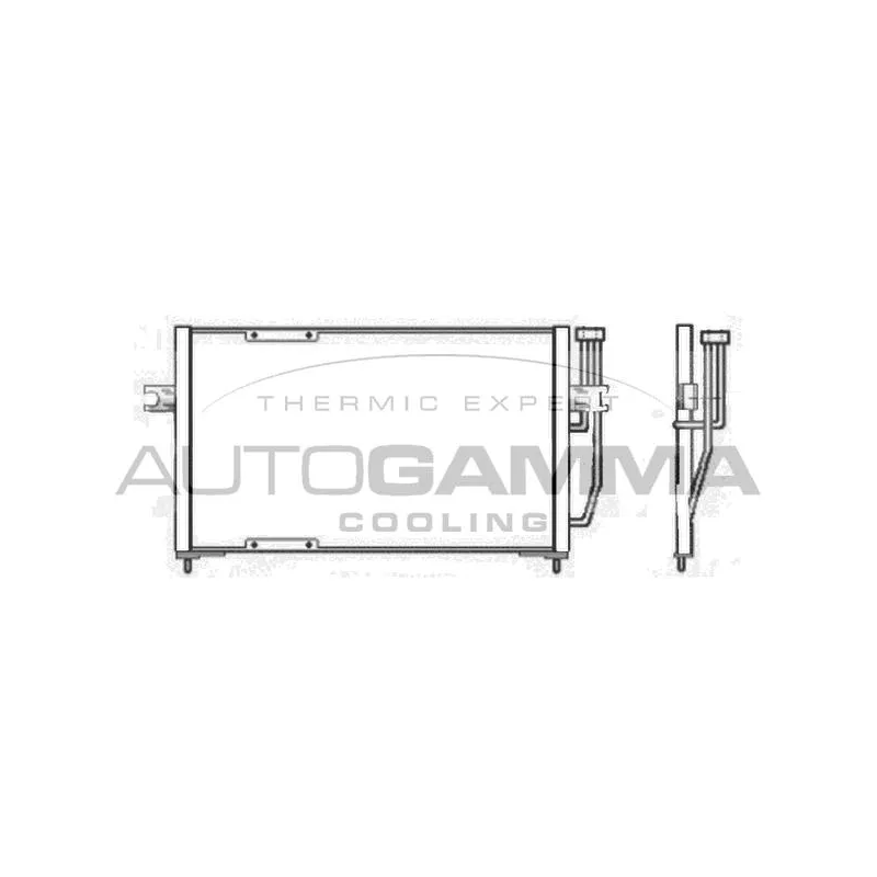Condenseur, climatisation AUTOGAMMA 102710